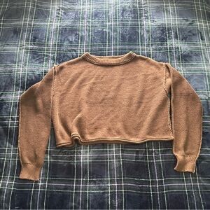 Double zero brow knit sweater size spicy small